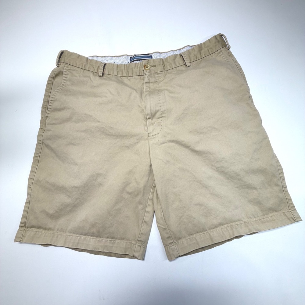 Peter Millar Khaki Chino Shorts Mens Size 38 Golf Casual